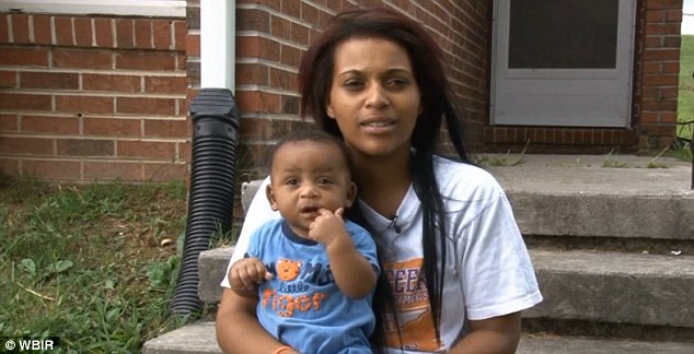 baby named messiah and mother