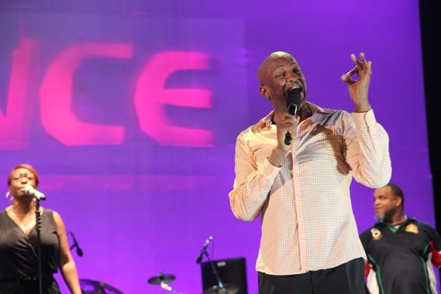 Pastor Donnie McClurkin sang with so much passion and anointing