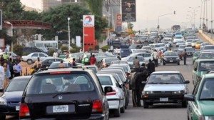Fuel queue in Nigeria