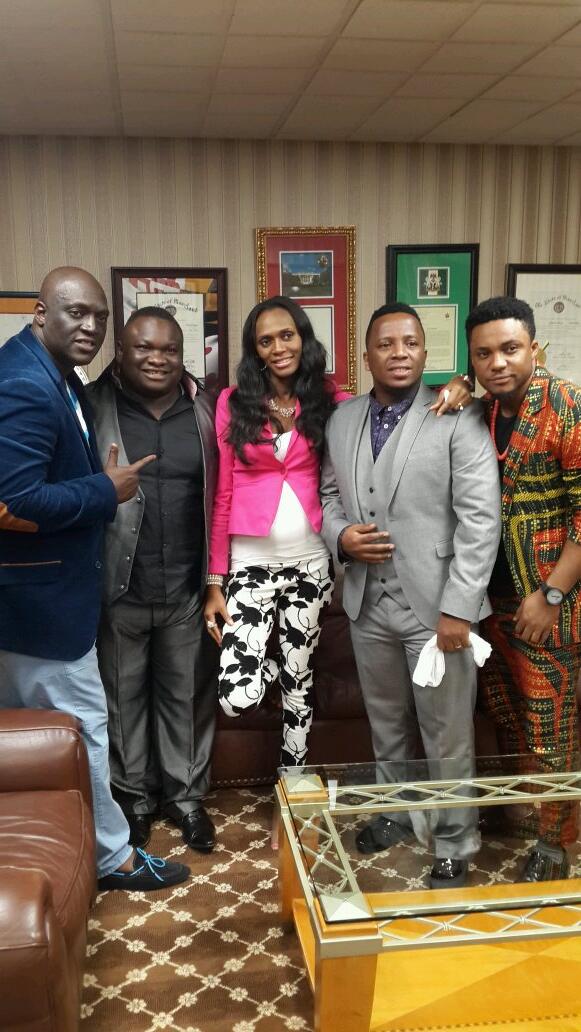 L-R: Sammie Okposo, Solomon Lange, Jahdiel, Eben, Tim Godfrey