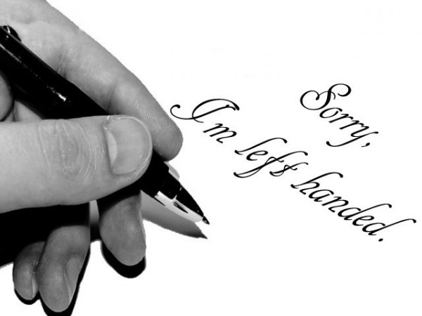 lefthanded