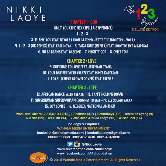 nikki-laoye-123-project-tracklisting