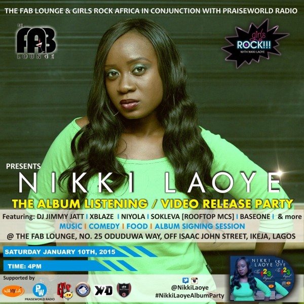 NIKKI LAOYE ALBUM PARTY FLYER
