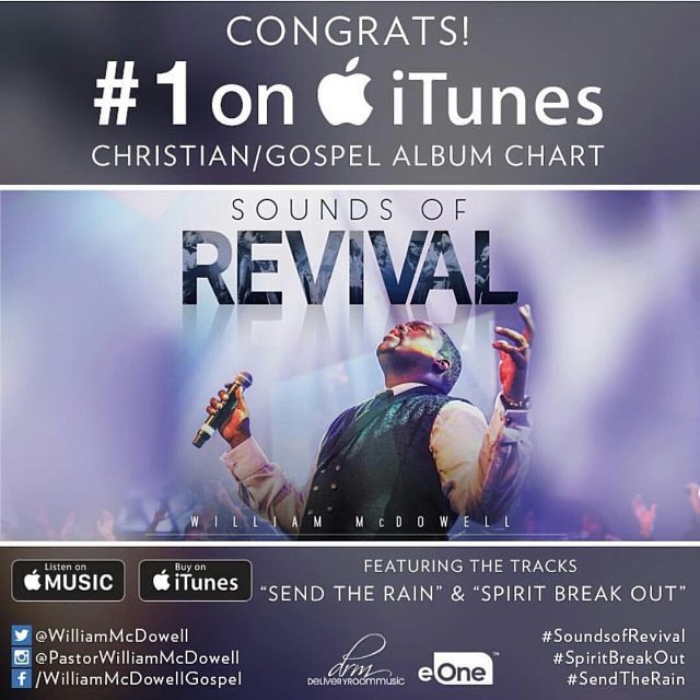 E-Testifies: William McDowell’s New Album ‘Sounds Of Revival’ Hits #1 ...