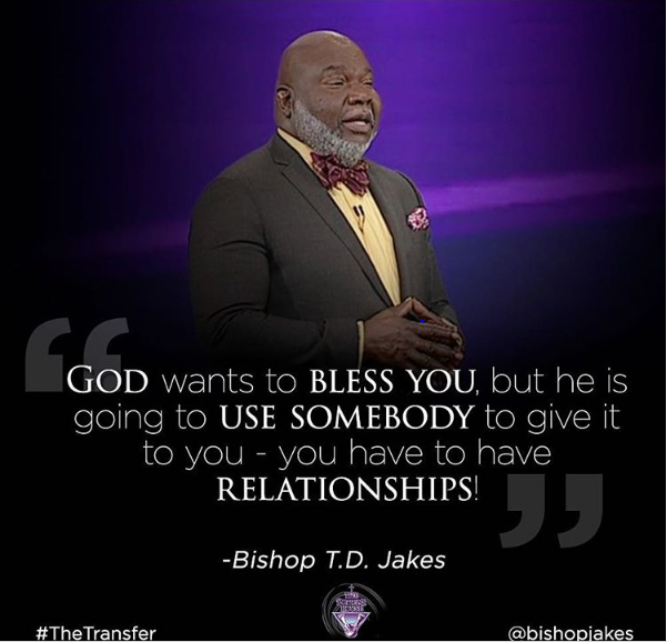 "God Wants To Bless You, But He Is Going To Use Somebody 